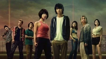 Main cast reunited in a promotional image for Alice in Borderland Season 3 (2025) on Netflix